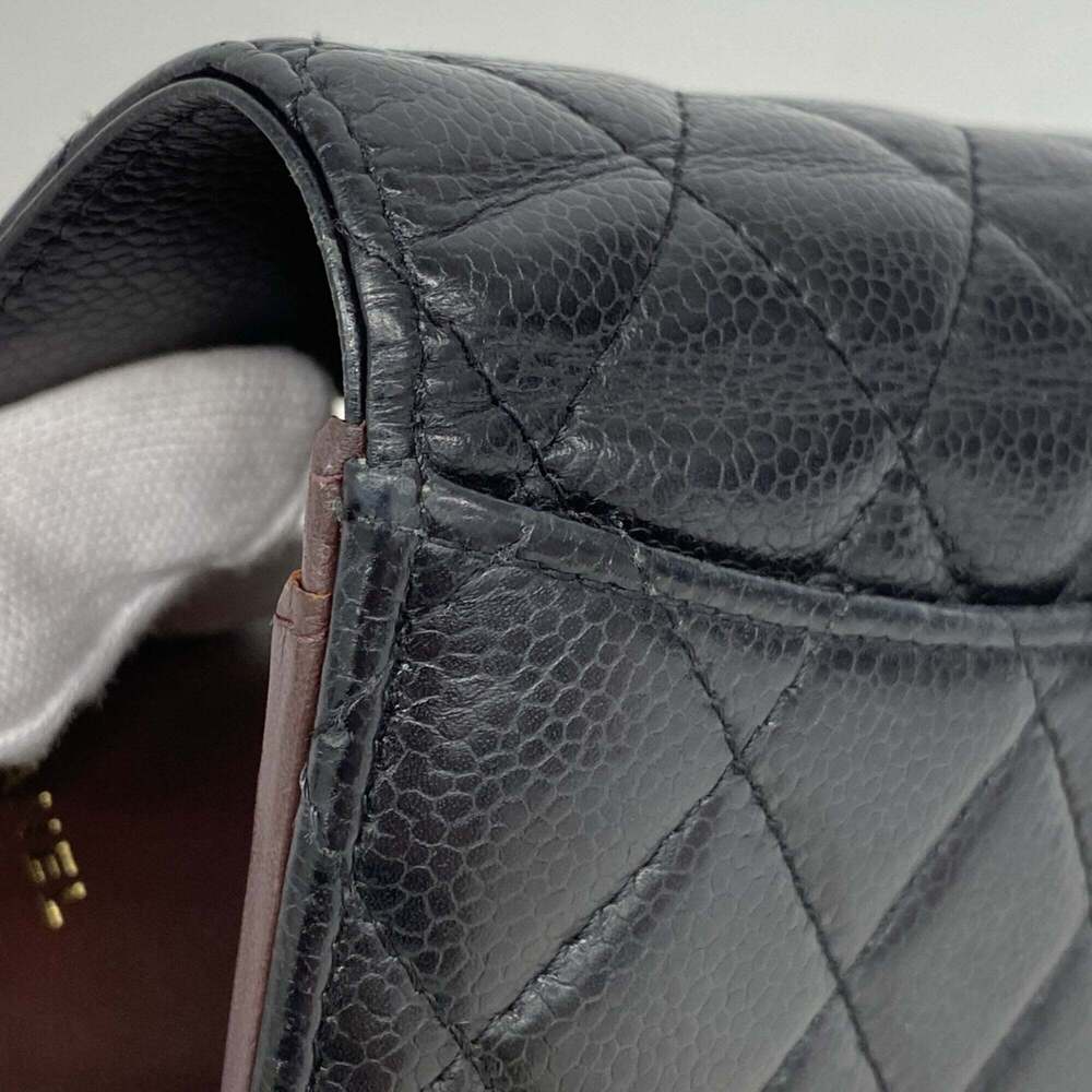 CHANEL Black Caviar Leather Wallet - Picture 6 of 9
